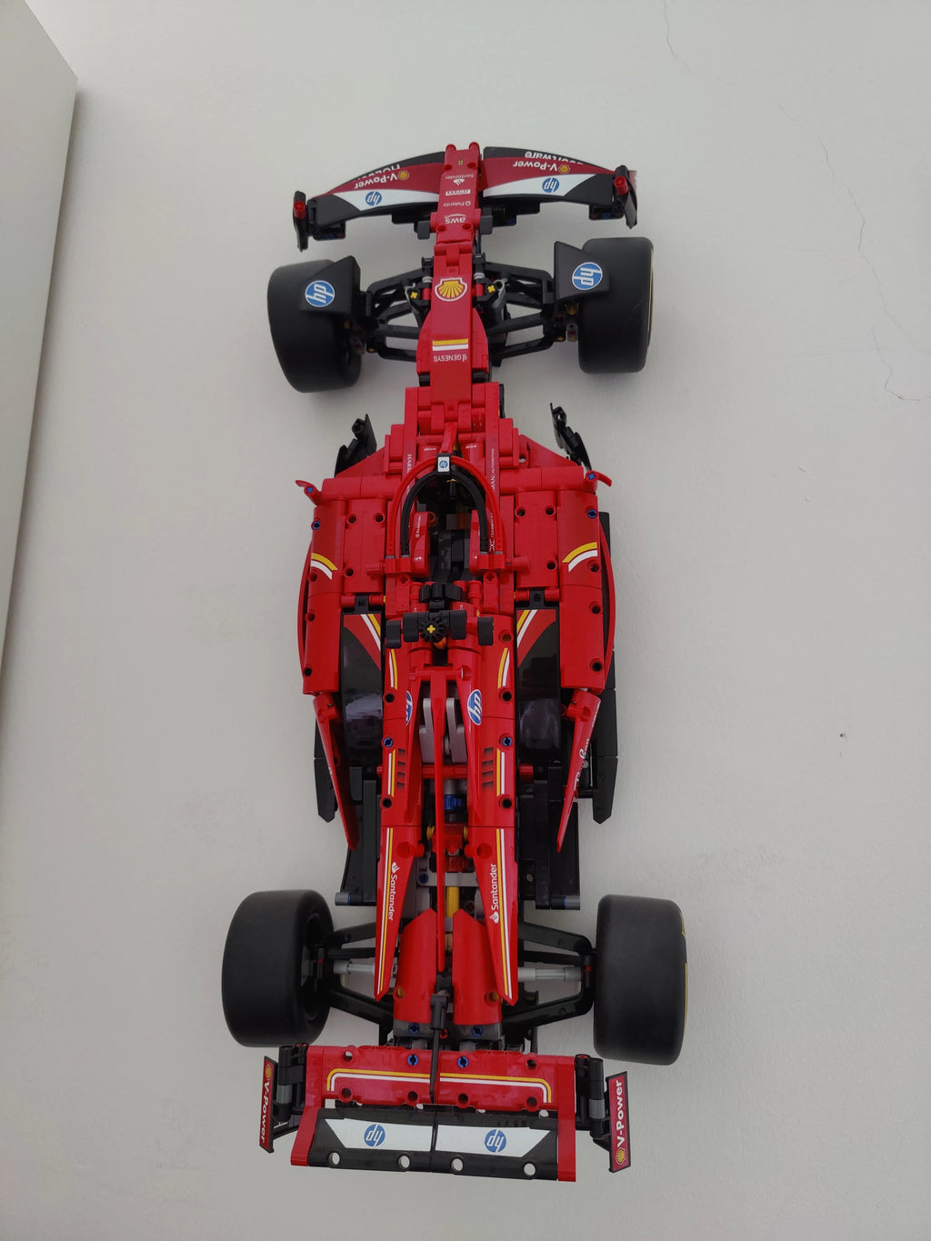 LEGOs Technic F1 wall mount