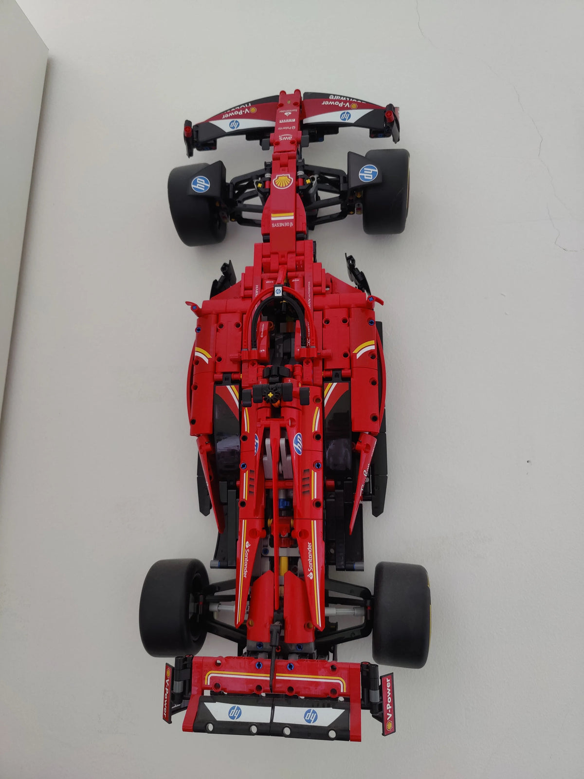 LEGOs Technic F1 wall mount