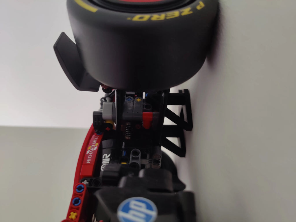 LEGOs Technic F1 wall mount