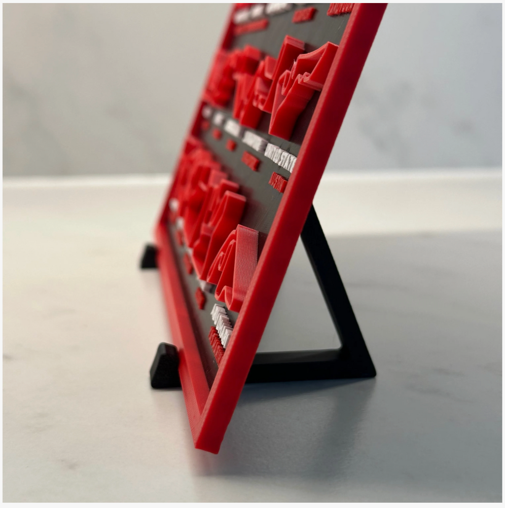 F1 2026 Circuit Track Display Board