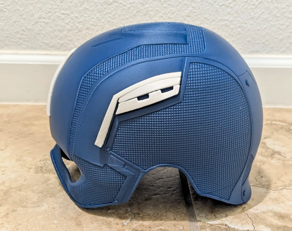 Caption America Inspired Helmet