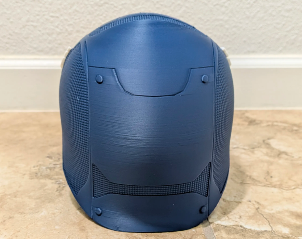 Caption America Inspired Helmet